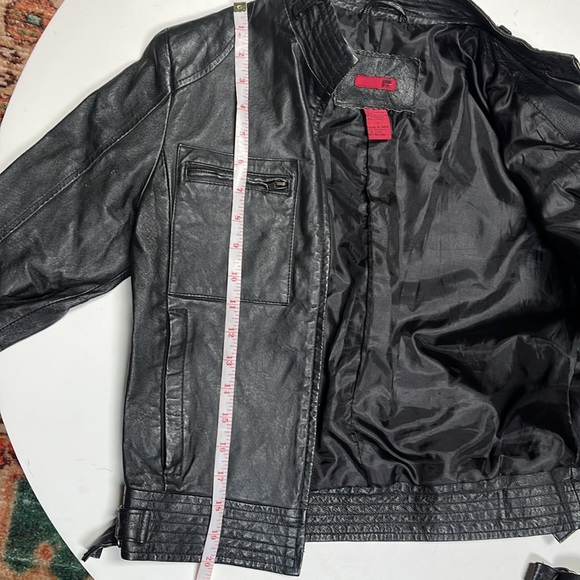 Genuine Leather Moto Jacket - Picture 6 of 6